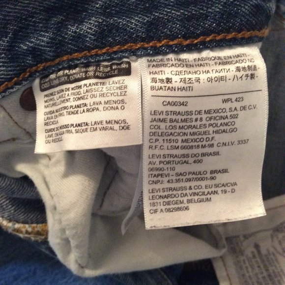Levis 501 32/32 blue jeans - Picture 8 of 14